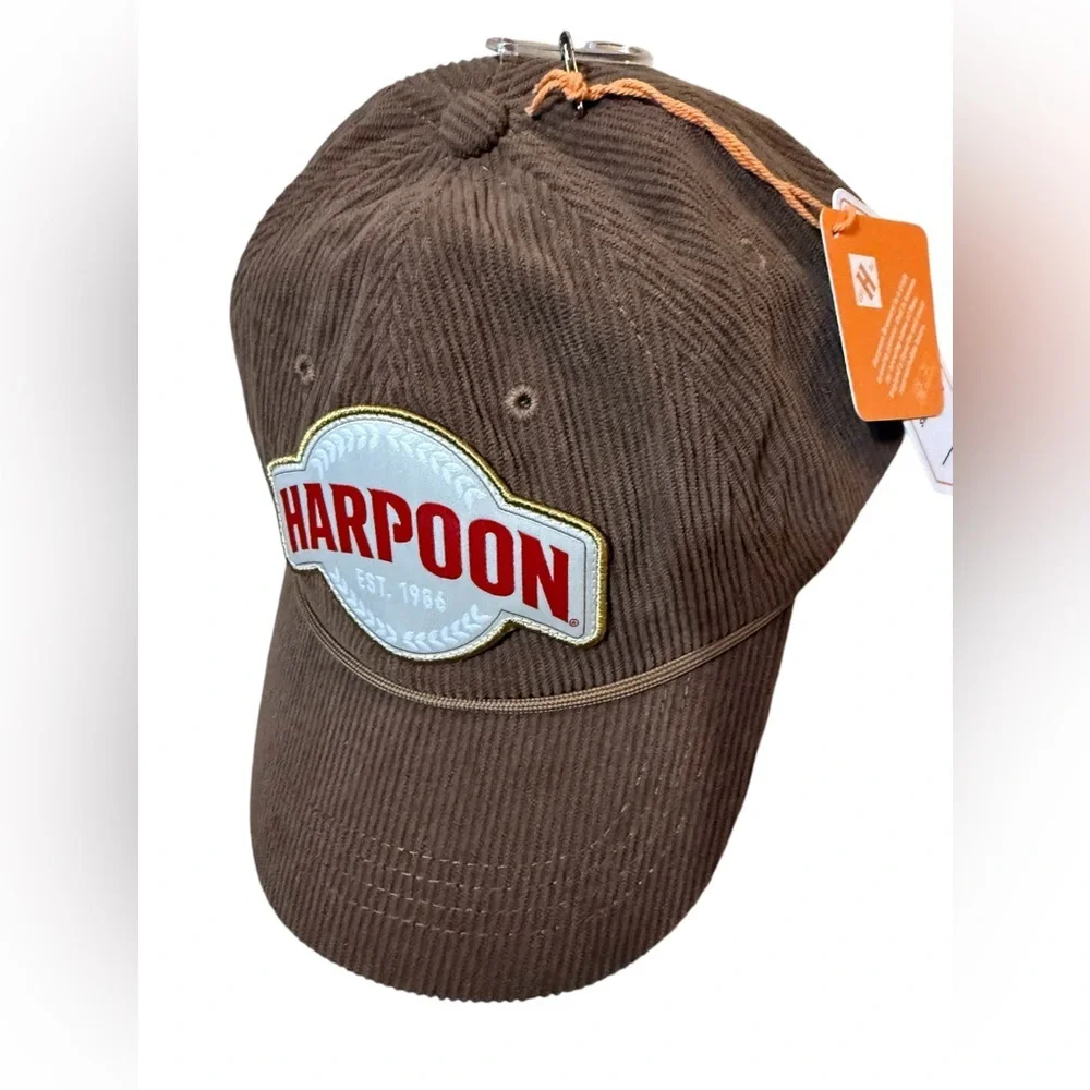 Harpoon brewery Brown Corduroy Hat OS - Picture 6 of 9